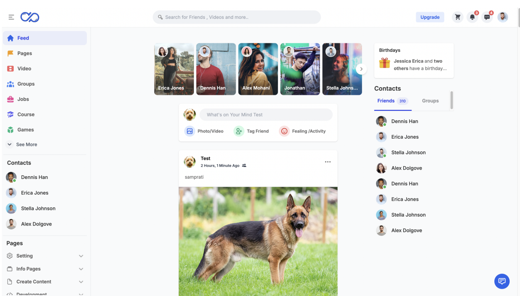 Facebook Clone – Full-Stack Social App